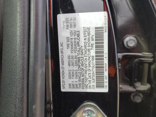 5J8TB3H77GL011968 Acura Rdx Advance