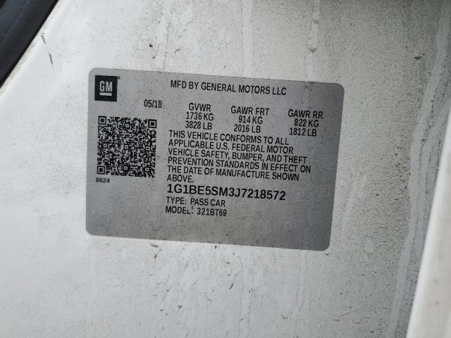 1G1BE5SM3J7218572 Chevrolet CRUZE LT