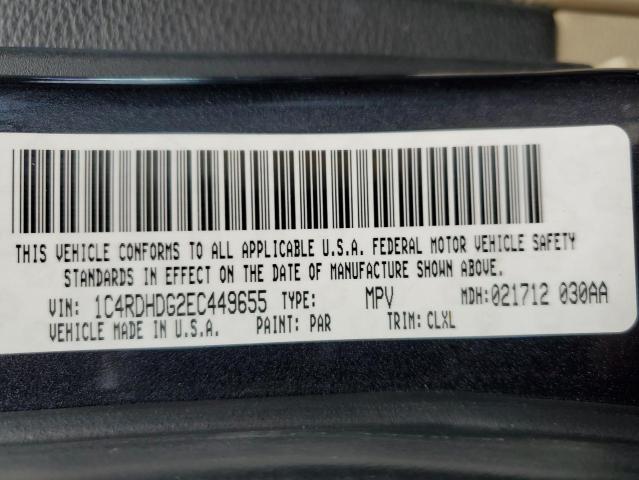 1C4RDHDG2EC449655 Dodge DURANGO LIMITED