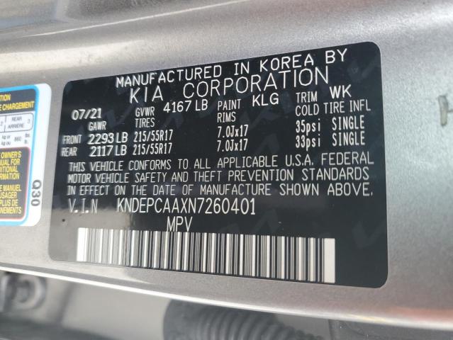 KNDEPCAAXN7260401 KIA Seltos Lx