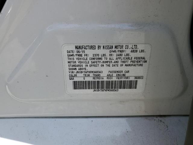 JN1BV7APXFM348343 Infiniti Q50 BASE