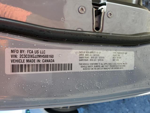2C3CDXGJ2MH588160 Dodge Charger Scat Pack