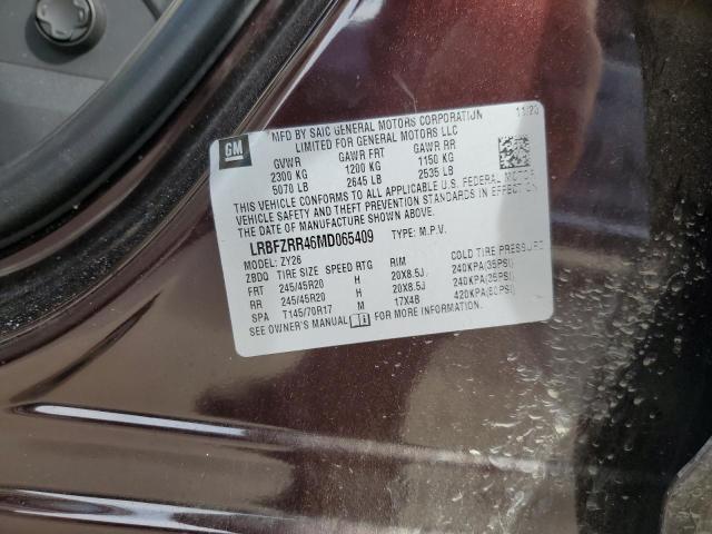 LRBFZRR46MD065409 Buick Envision Avenir