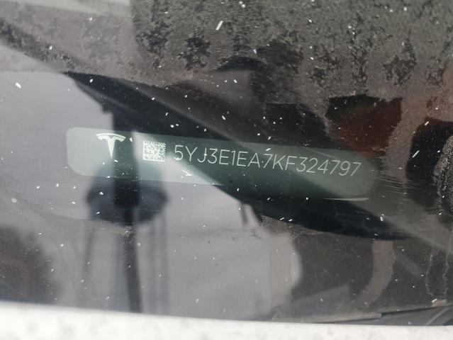 5YJ3E1EA7KF324797 Tesla MODEL 3