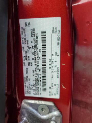 1FMCU0G90HUA12591 Ford ESCAPE SE