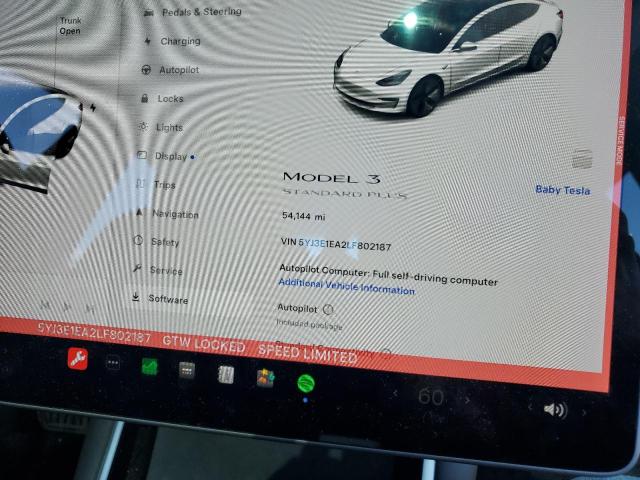5YJ3E1EA2LF802187 Tesla MODEL 3