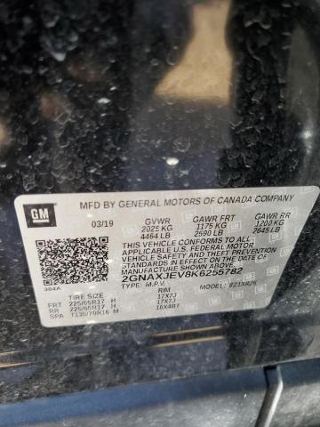 2GNAXJEV8K6255782 Chevrolet EQUINOX LT