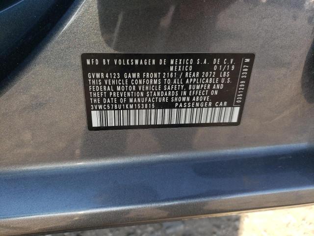 3VWC57BU1KM153815 Volkswagen JETTA S