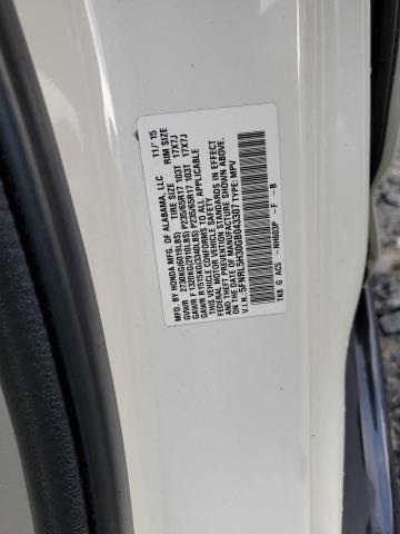 5FNRL5H30GB043307 Honda ODYSSEY SE