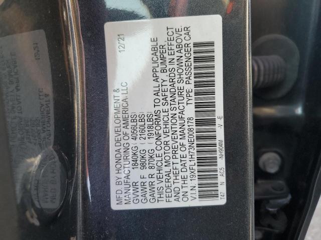 19XFL1H73NE008178 Honda CIVIC EXL