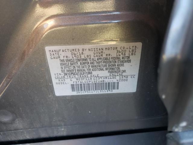 3N1CP5CU7JL511393 Nissan KICKS S