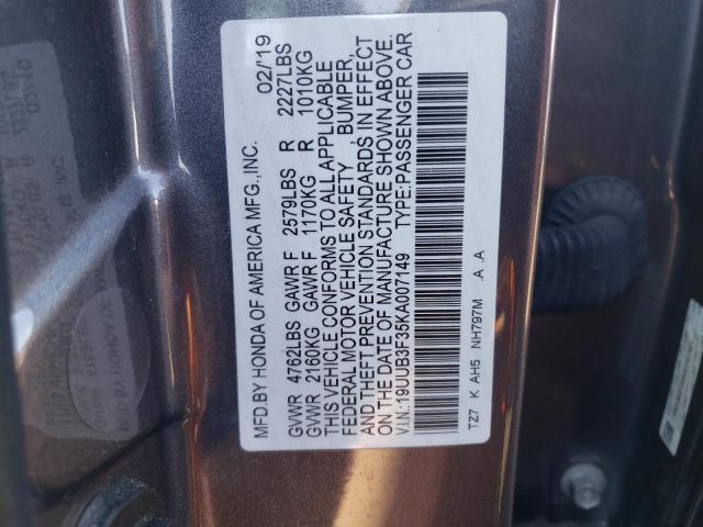 19UUB3F35KA007149 Acura TLX