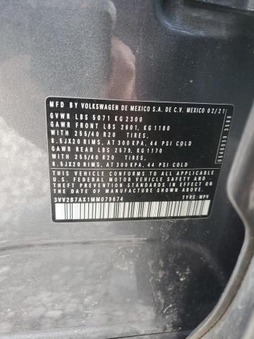3VV2B7AX1MM079674 Volkswagen TIGUAN SE