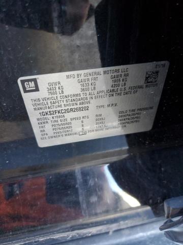 1GKS2FKC2GR268202 GMC Yukon Xl K1500 Sle