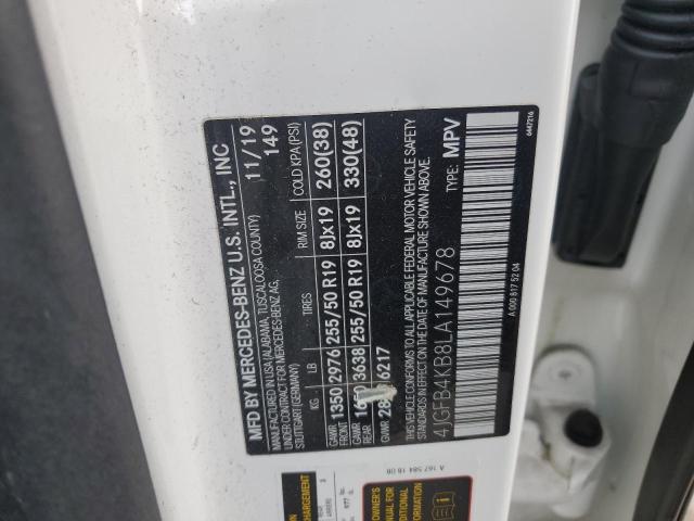 4JGFB4KB8LA149678 Mercedes-Benz Gle 350 4matic