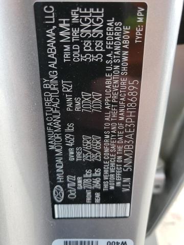 5NMJB3AE3PH186895 Hyundai TUCSON SEL