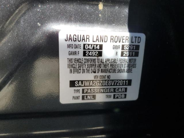 SAJWA2GZ0E8V72011 Jaguar Xjl Portfolio