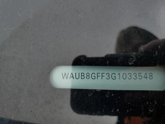 WAUB8GFF3G1033548 Audi A3 PREMIUM