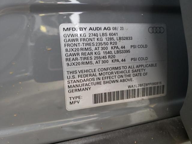WA1L2BFZ8PP080815 Audi Q4 E-tron Premium Plus