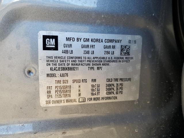 KL4CJESB6KB869211 Buick Encore Preferred