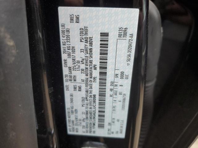 1FMCU9G62LUC38098 Ford ESCAPE SE