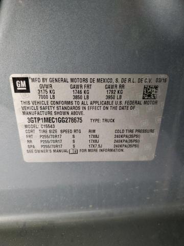3GTP1MEC1GG278675 GMC Sierra C1500 Sle