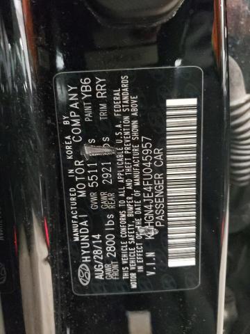 KMHGN4JE4FU045957 Hyundai Genesis 3.8l