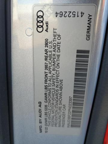 WAUD3BF22PN023397 Audi A6 PREMIUM