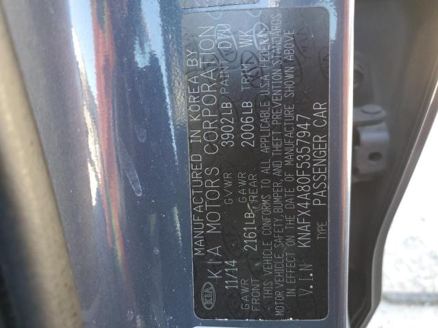 KNAFX4A80F5357947 KIA FORTE EX