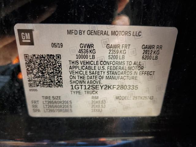 1GT12SEY2KF280335 GMC Sierra K2500 Denali