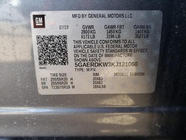 5GAERDKW3KJ121060 Buick Enclave Avenir