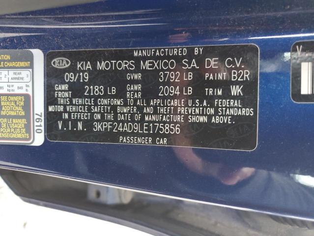 3KPF24AD9LE175856 KIA FORTE FE