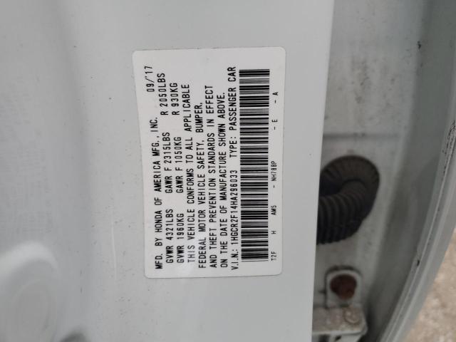 1HGCR2F14HA296033 Honda Accord Sport Special Edition