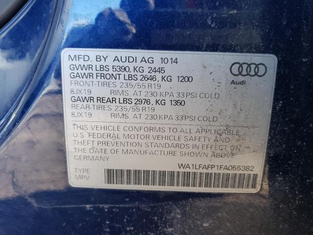 Auction sale of the 2015 Audi Q5 Premium , vin: WA1LFAFP1FA055382, lot number: 142215894