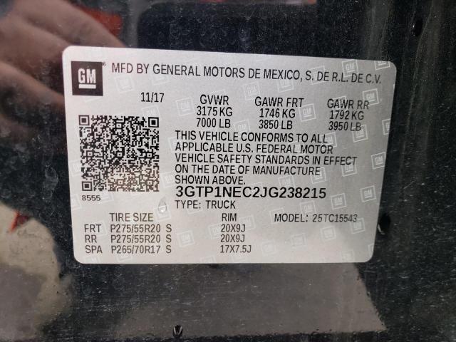 3GTP1NEC2JG238215 GMC Sierra C1500 Slt