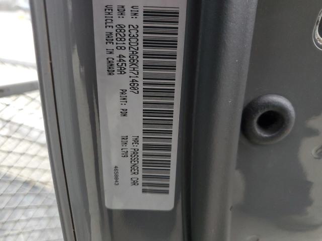 2C3CDZAG6KH714607 Dodge Challenger Sxt