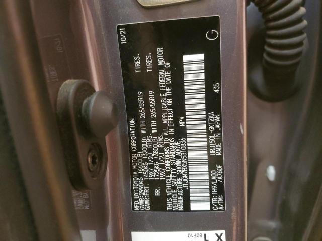 JTJGM7BX5N5310836 Lexus Gx 460 Luxury