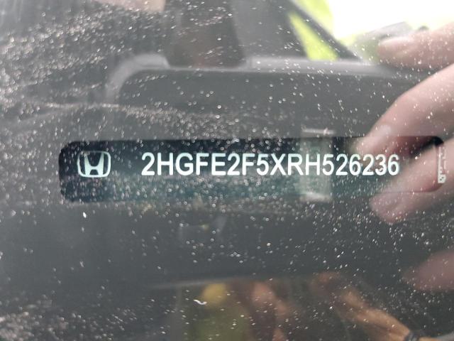2HGFE2F5XRH526236 Honda Civic Sport