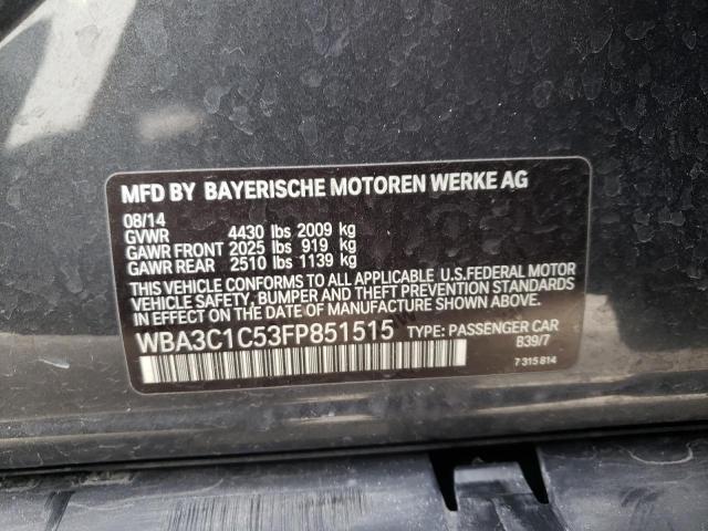WBA3C1C53FP851515 BMW 328 I Sulev