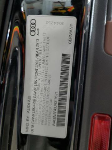 WAUENAF43JN019571 Audi A4 Premium Plus