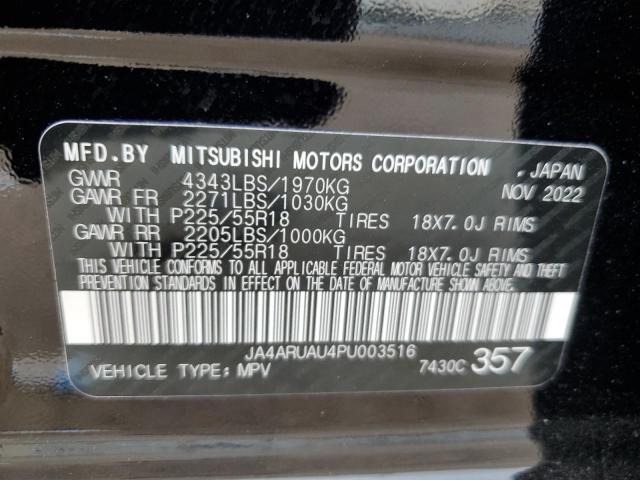 JA4ARUAU4PU003516 Mitsubishi Outlander Sport S/se