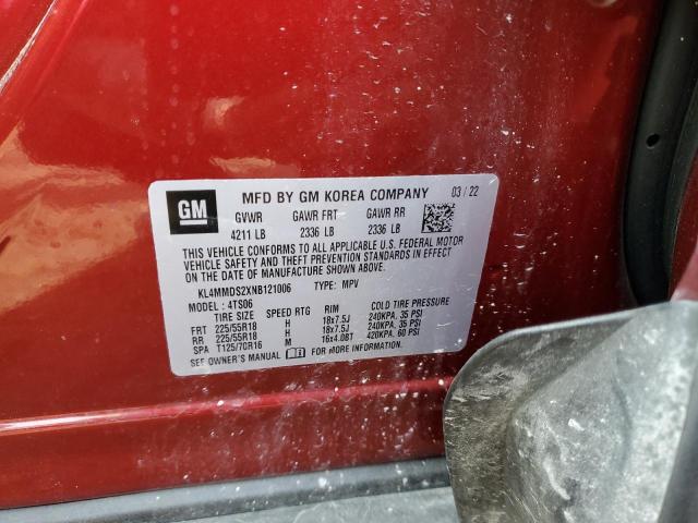 KL4MMDS2XNB121006 Buick Encore Gx Select