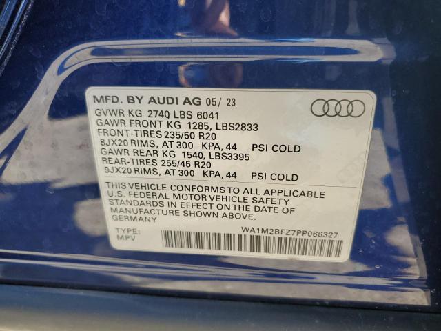 WA1M2BFZ7PP066327 Audi Q4 E-tron Prestige