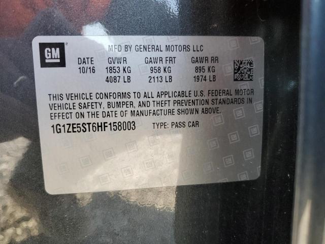 1G1ZE5ST6HF158003 Chevrolet MALIBU LT