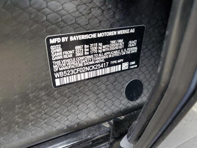 WB523CF02NCK25417 BMW Ix Xdrive50