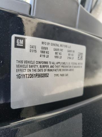 1G1YT2D61F5602852 Chevrolet Corvette Z06 3lz