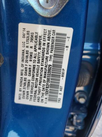 19XFB2F59EE039929 Honda Civic Lx