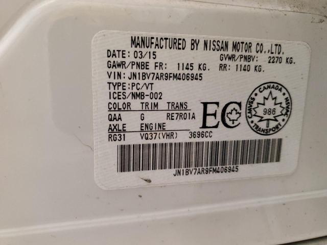 JN1BV7AR9FM406945 Infiniti Q50 BASE