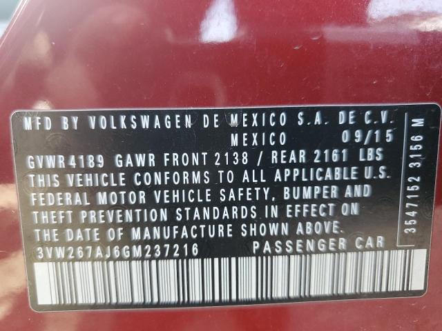 3VW267AJ6GM237216 Volkswagen JETTA S