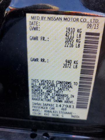 1N4AL3APXEC147981 Nissan ALTIMA 2.5